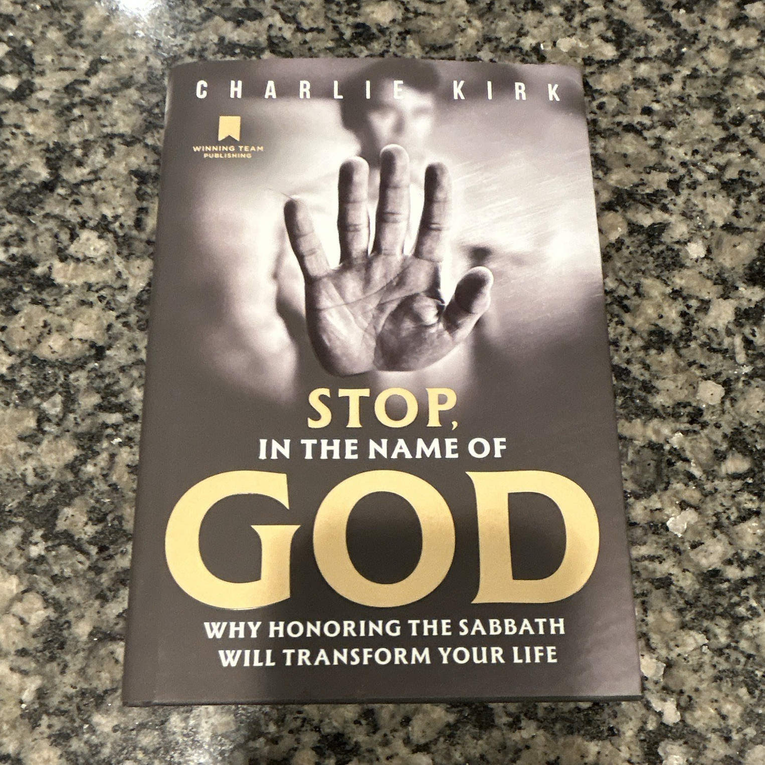 Charlie Kirk Stop, in the Name of God Paperback Book English Nonfiction Sabbath