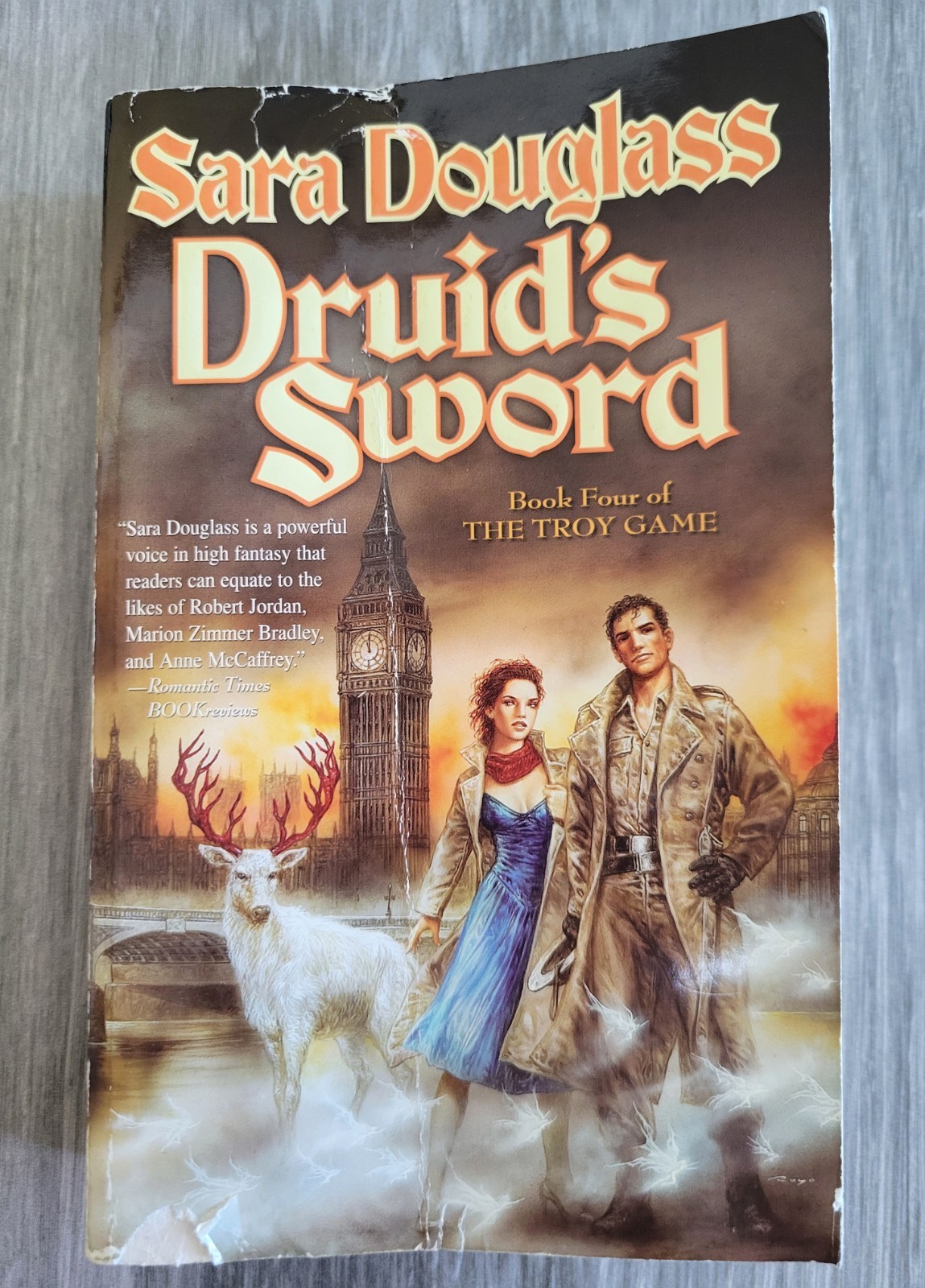 THE TROY GAME COMPLETE SERIES # 1-4 SARA DOUGLASS & THRESHOLD ALL 1ST EDITIONS