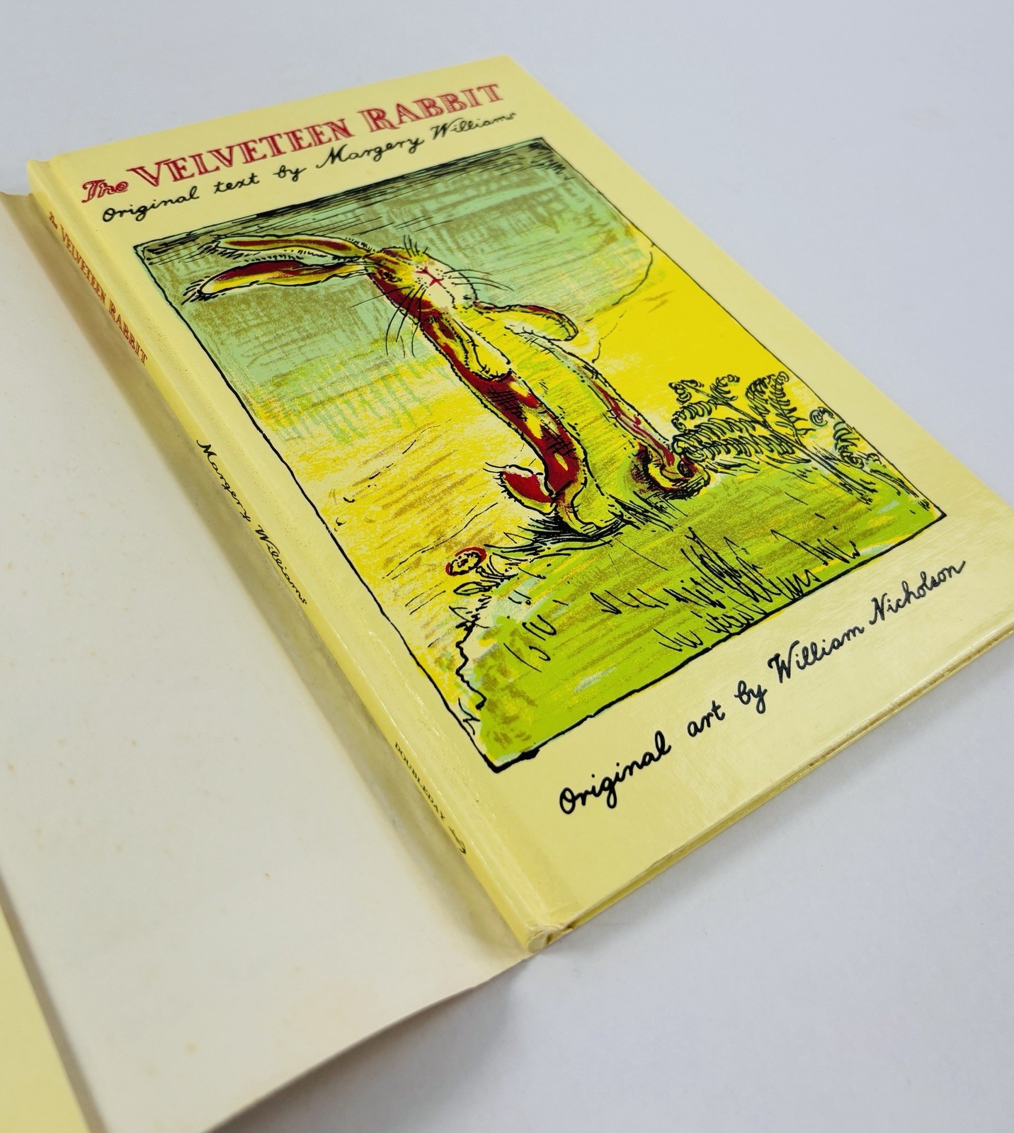 The Velveteen Rabbit Margery Williams 1980s Doubleday HCDJ Original 1922 Art