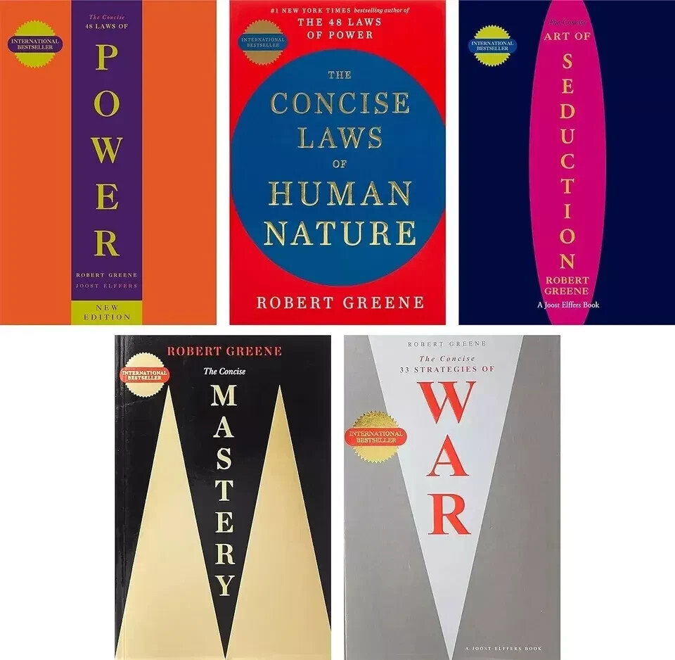 The Concise ROBERT GREENE 5 BOOK SET PAPERBACK SMALL SIZE FREE SHIP- 1 days ship