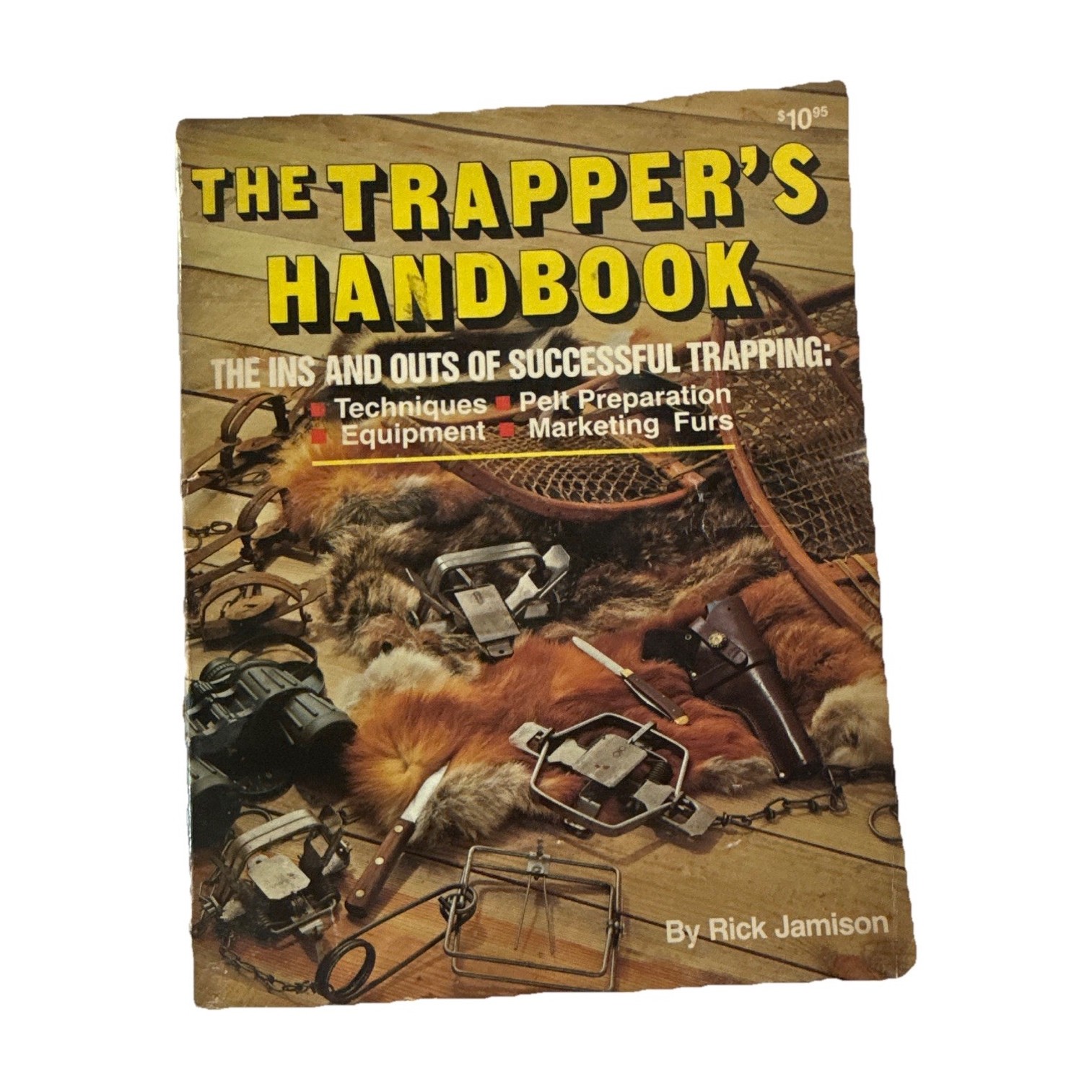 The Trapper’s Handbook 1983 DBI Books Vintage Guide Pelts Furs Snares 1st Ed