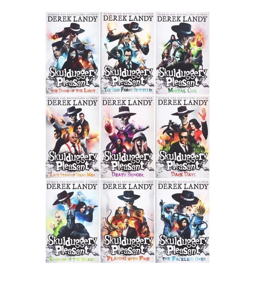 Skulduggery Pleasant by Derek Landy: Books 1-9 Set – Ages 11+ – Paperback