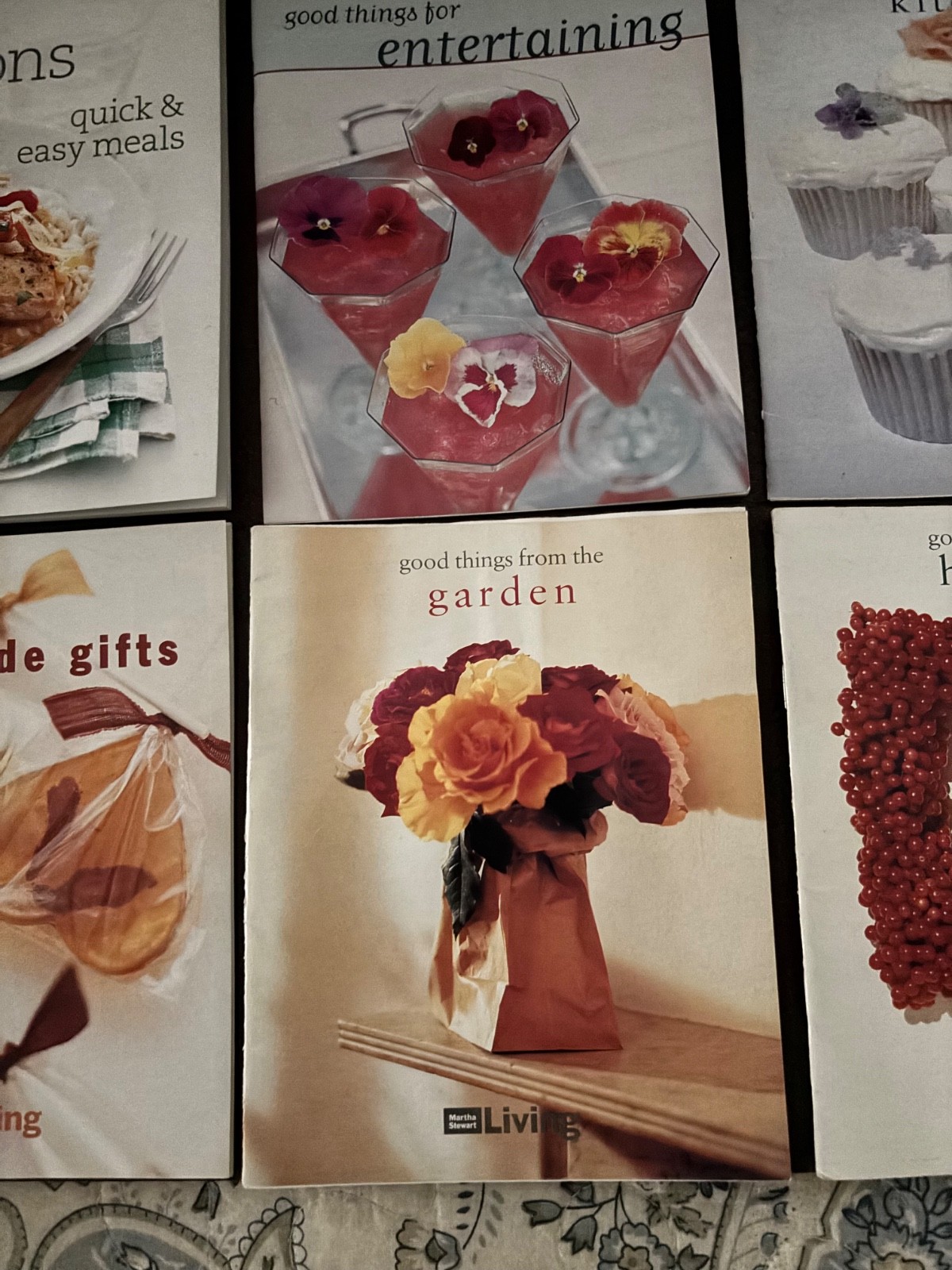 LOT OF MARTHA STEWART GOOD THINGS,HOMEMADE GIFTS&REAL SIMPLE SOLUTIONS PAPERBACK