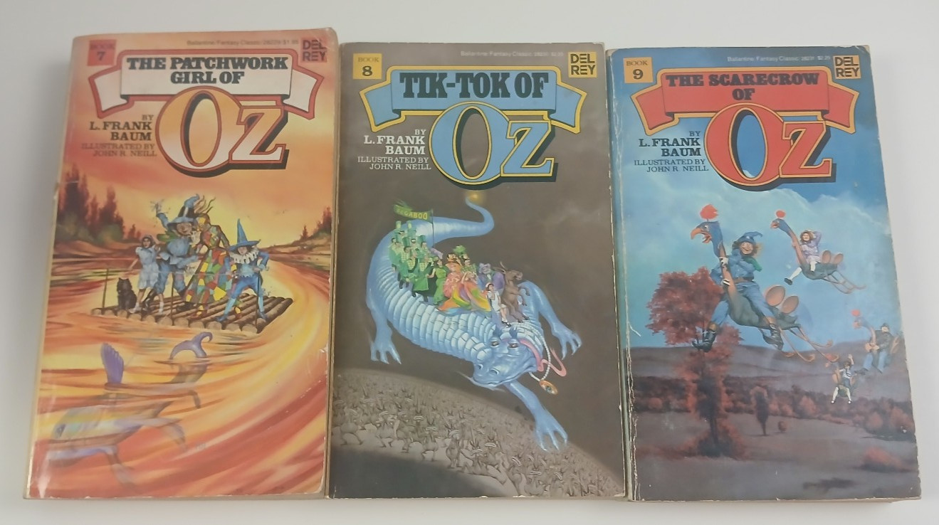 Set of 12 (1-12) Wizard of Oz Del Rey – Vintage Paperback