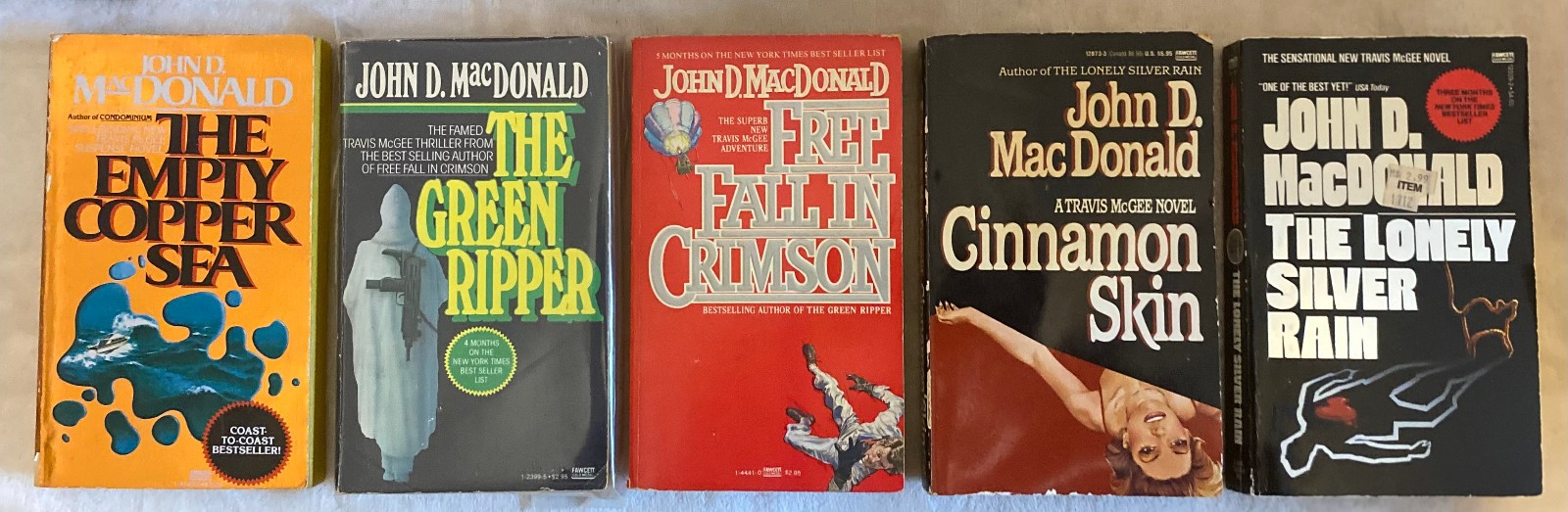 Travis McGee JOHN D MACDONALD BUY AS MANY GD/VG LOW $ PB GET Flat $4.75 Ship #N5