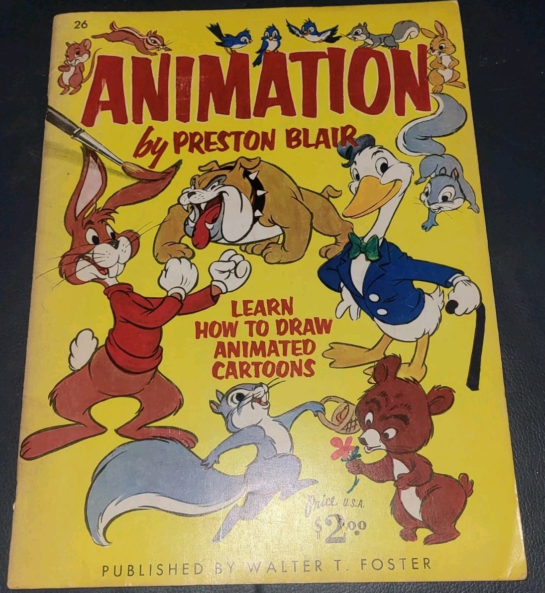✏️ Animation by Preston Blair LEARN HOW TO DRAW ANIMATED CARTOONS 1950’s Vintage