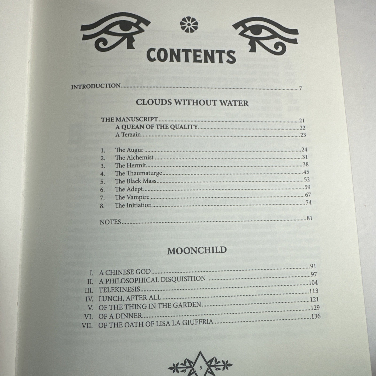 The Aleister Crowley Collection – Clouds Without Water, Moonchild & Book of Law