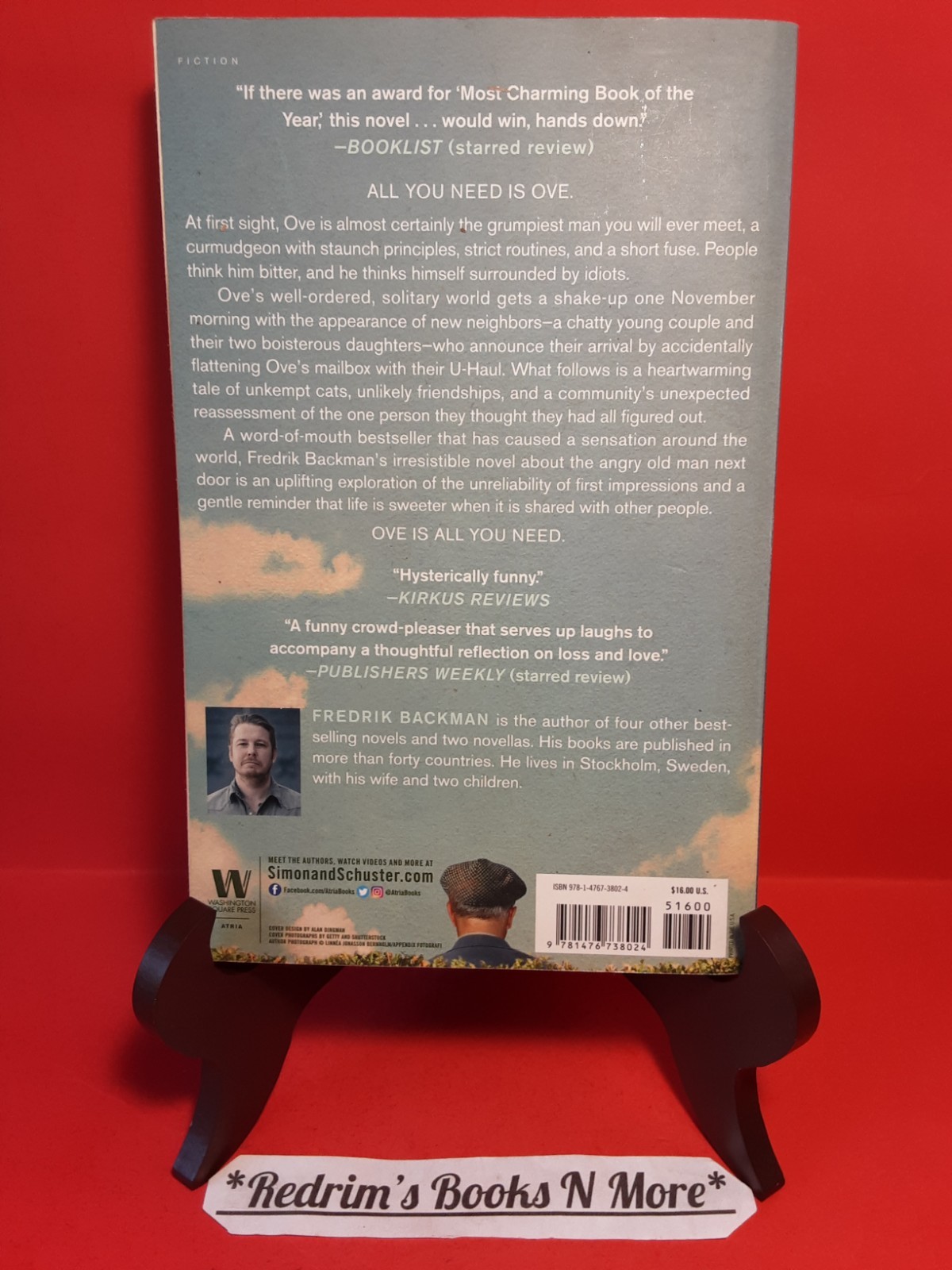 A Man Called Ove Fredrik Backman Softcover VERY GOOD Fiction