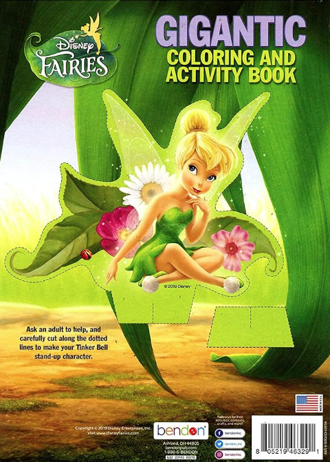 2PACK – NEW Disney Fairies Gigantic Coloring & Activity Book 200 PAGES