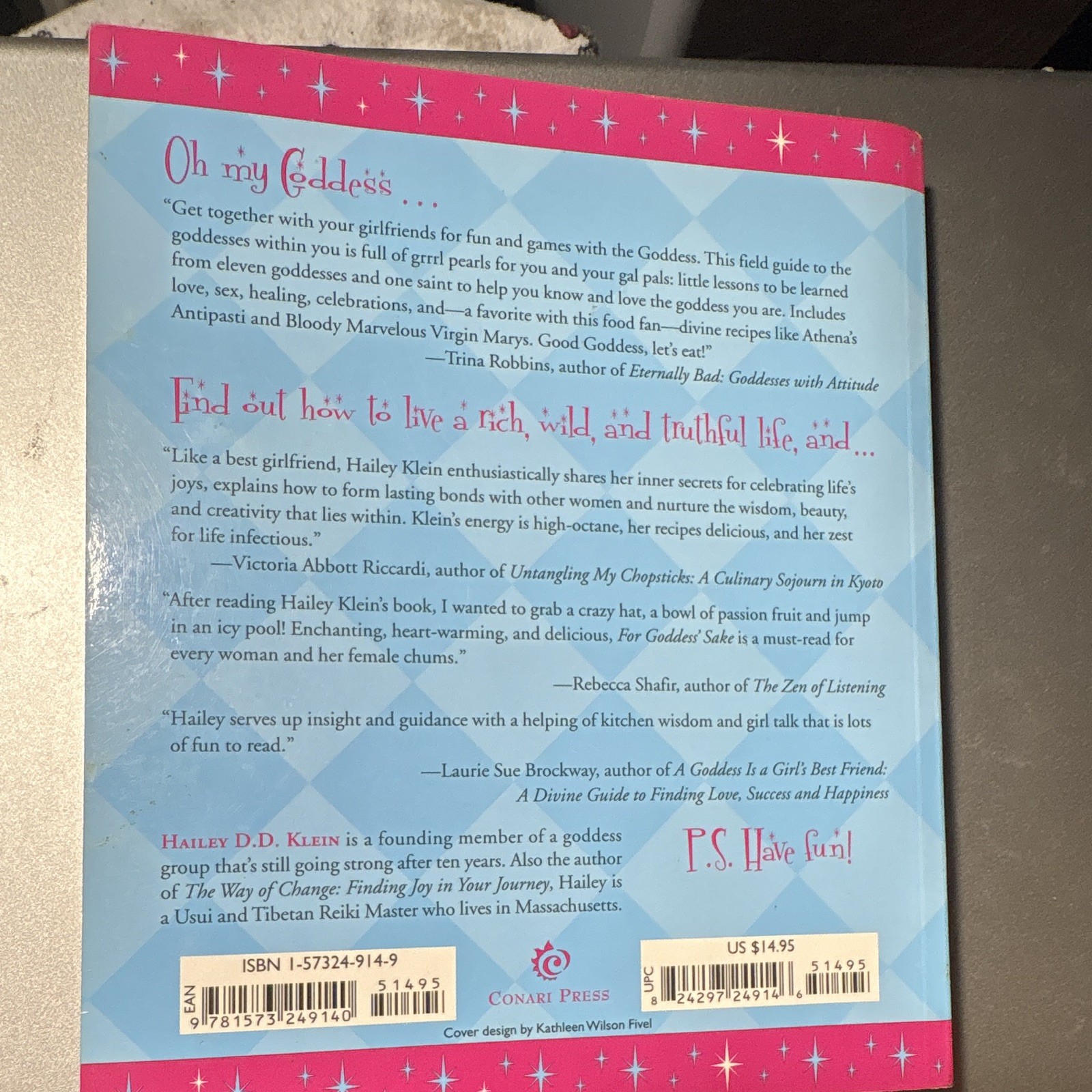 for goddess’ sake hailey d.d. klein paperback 2004 conari illustrated