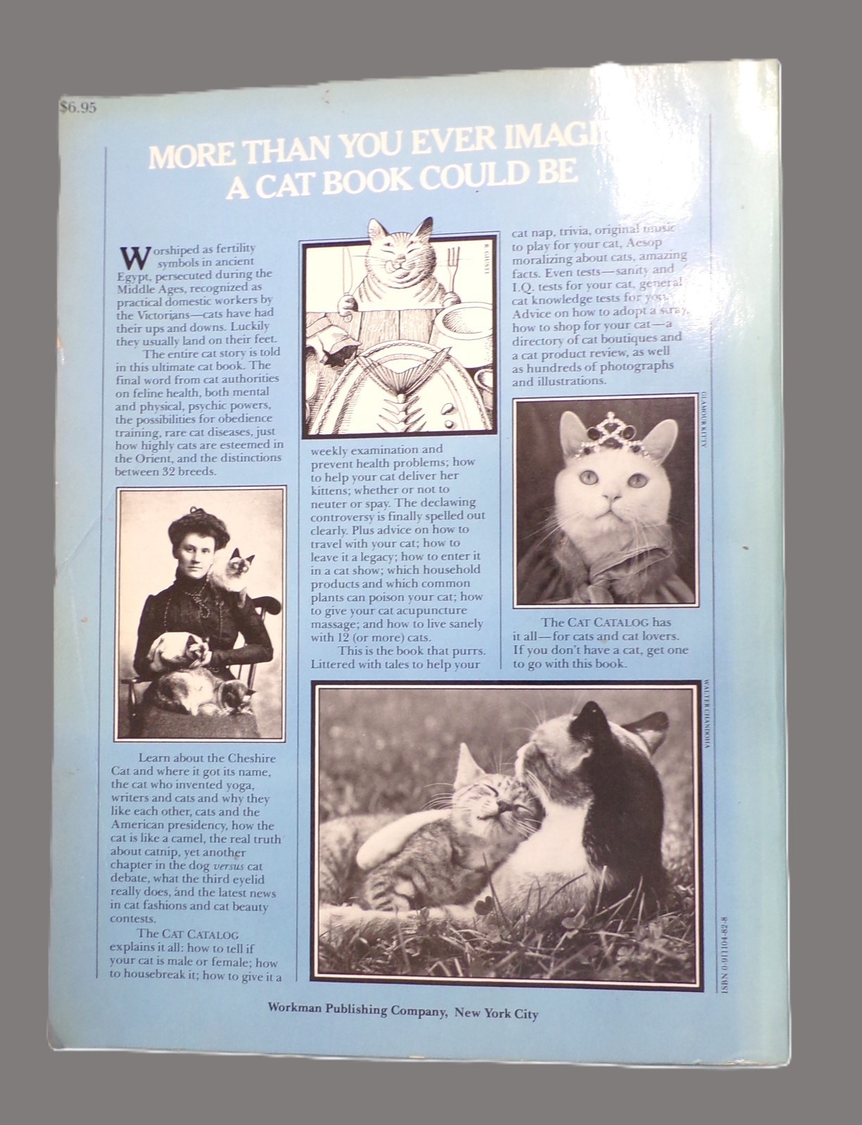 “Cat Catalog”, The Ultimate Cat Book, Large “Very Good” 1st Ed. Book, 352 pages