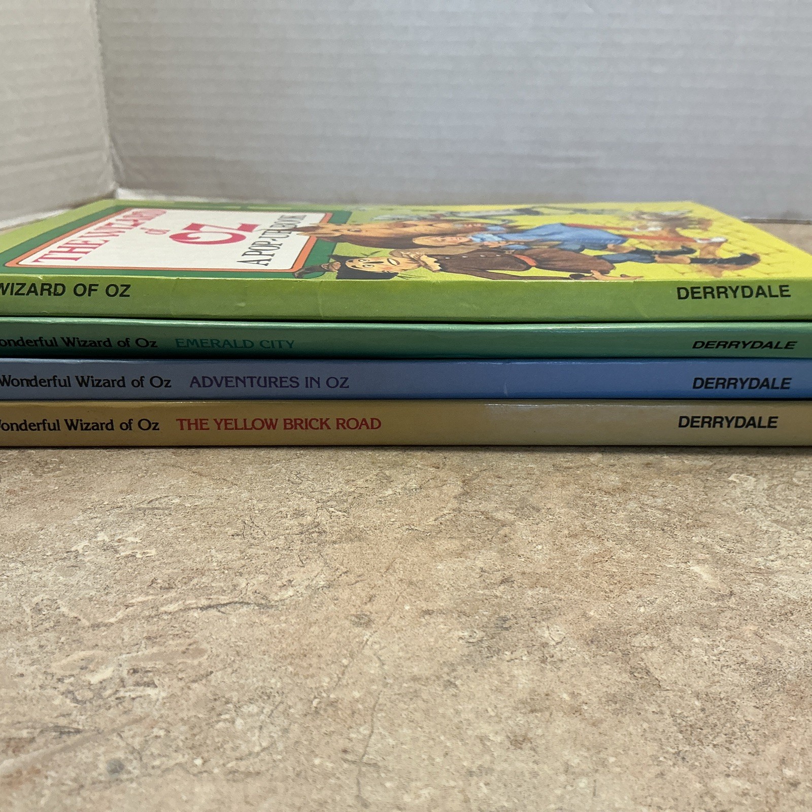 Lot Of 4 The Wizard Of Oz Pop-up Books Derrydale Books 1986 Or 1991