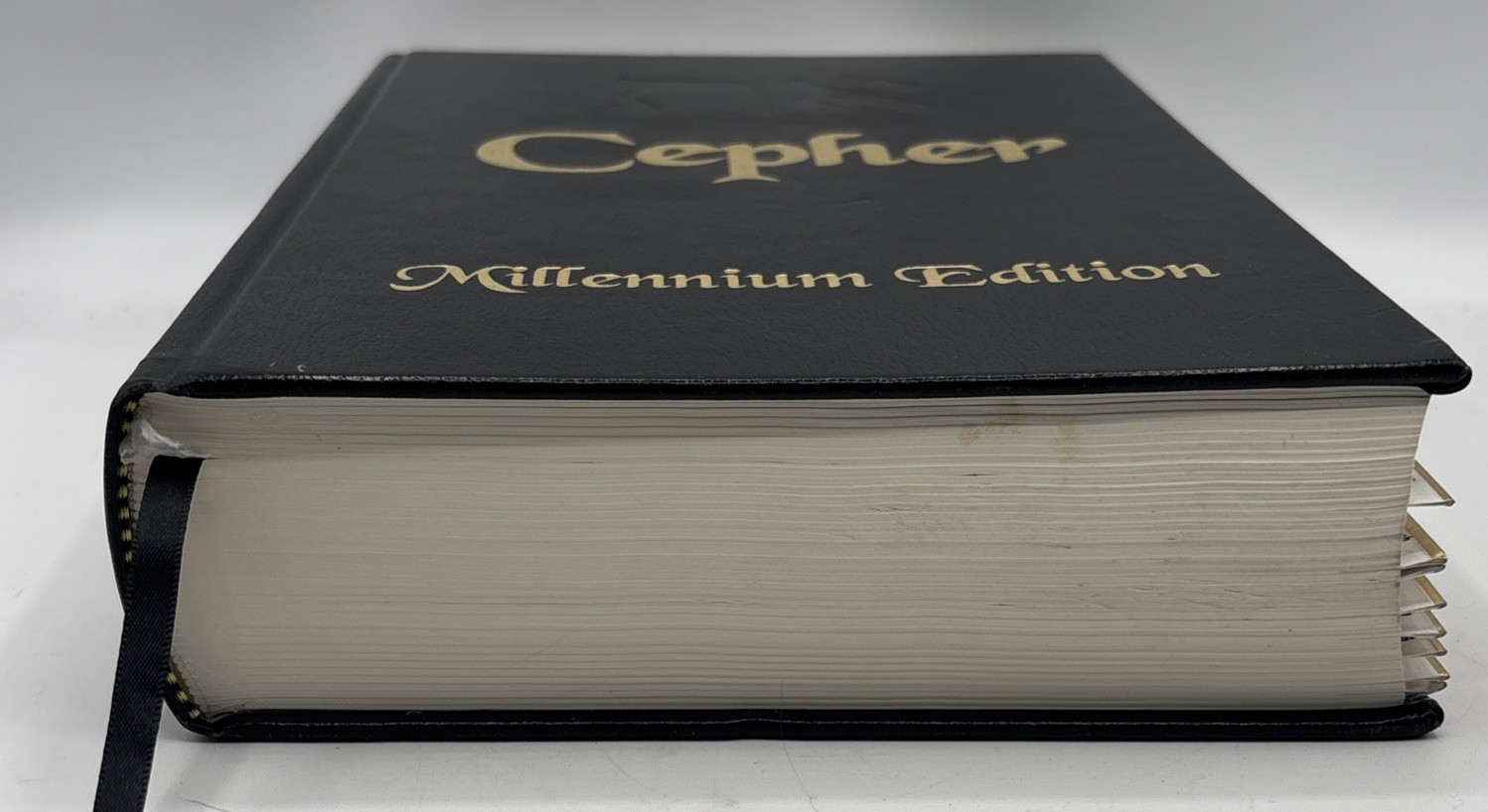 Cepher Millennium Edition Black Hardcover Bible Tabs 2022 Cepher Publishing