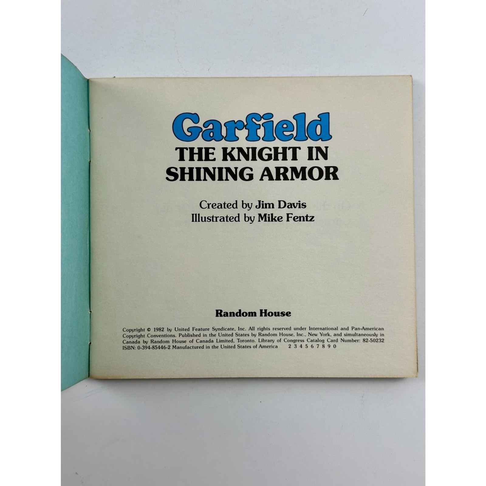 Lot of 2 Garfield Books 5in x 5.5in Random House 1982 Nostalgia Vintage