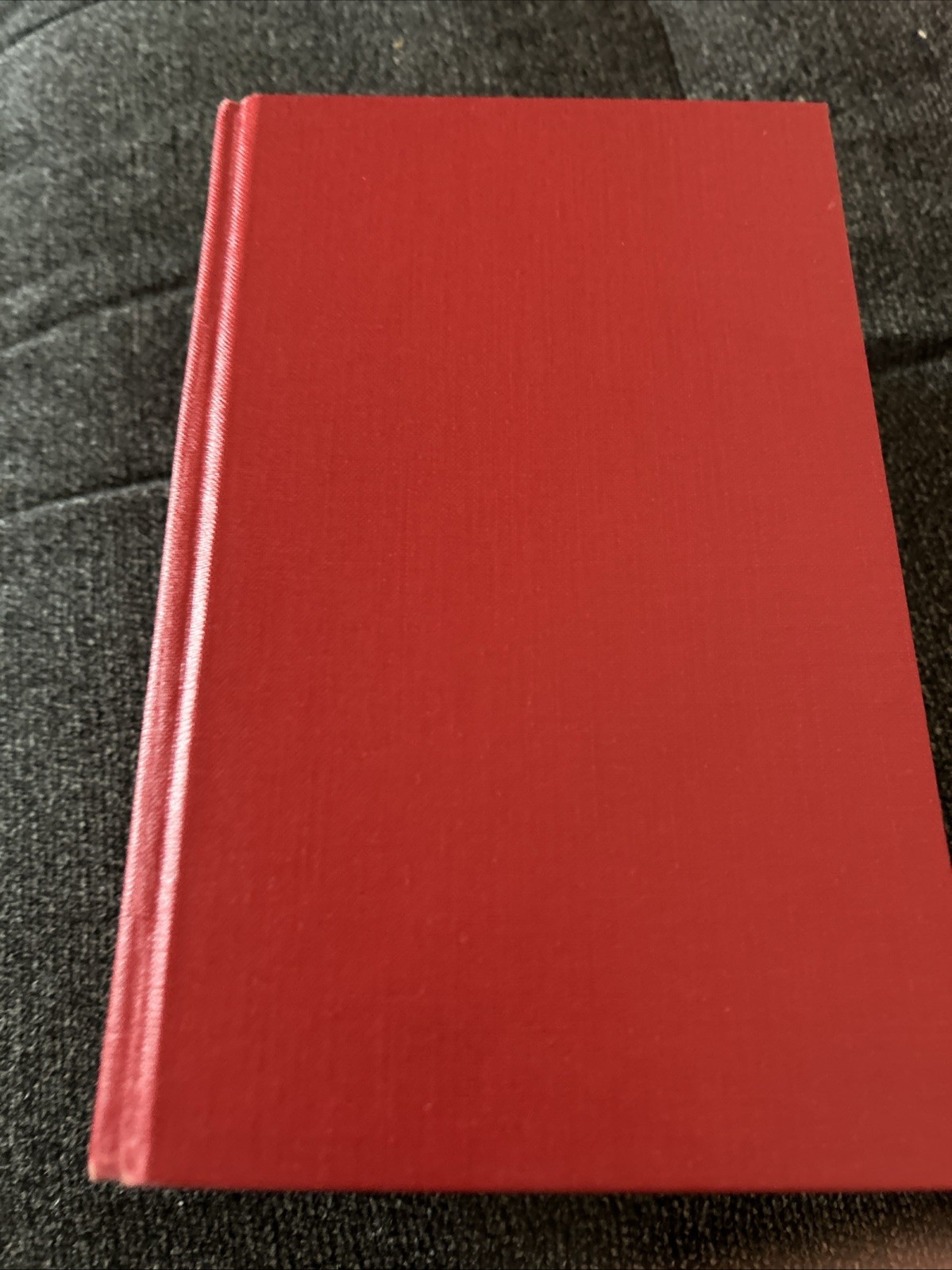 Hardcover Classic Novel in Red Cloth Binding