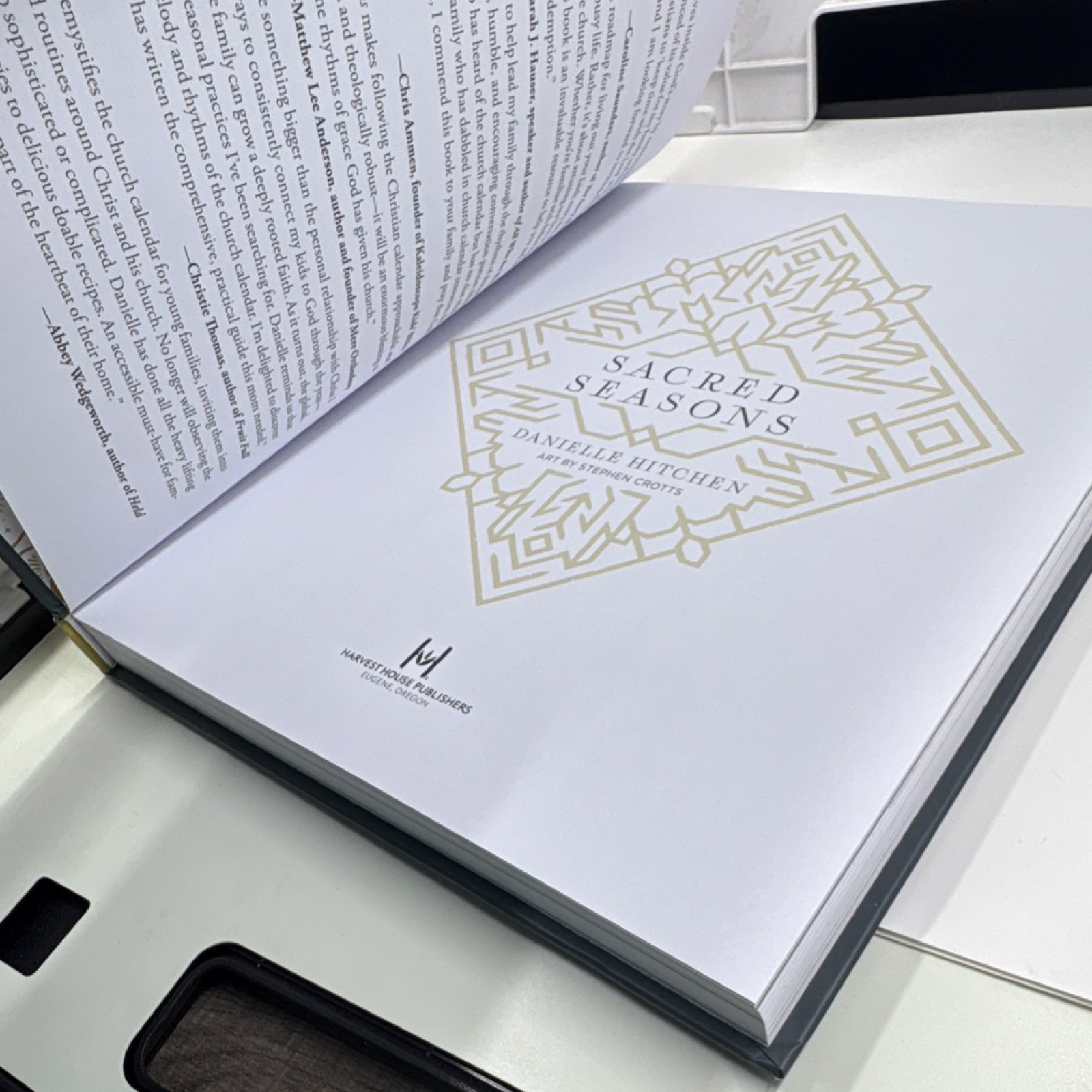 Sacred Seasons hardcover by Danielle Hitchen, art by Stephen Crotts