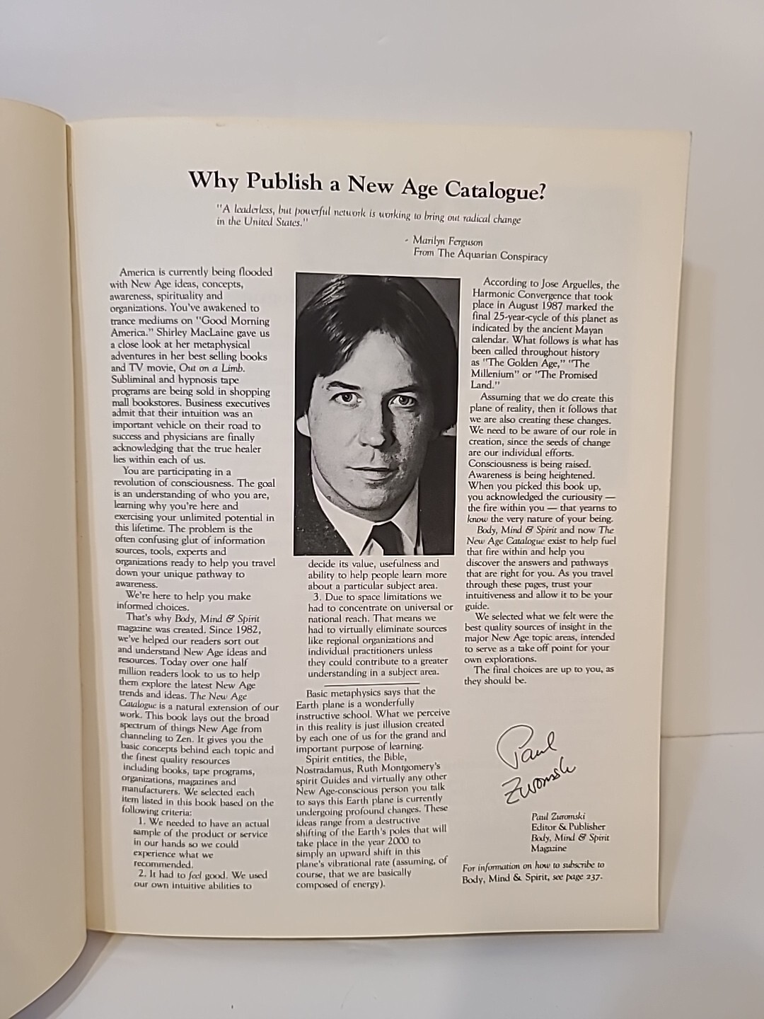 “THE NEW AGE CATALOGUE” (244 PAGES – 1988)