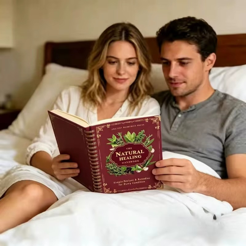 The Natural Healing Handbook, Spiral-Bound Guide for Herbal Remedies and Natural