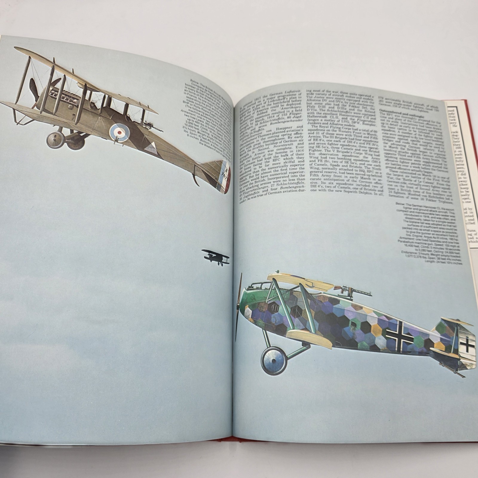WarPlanes And Air Battles of World War 1 By Ure Smith Illustrated 1973 160 Pages