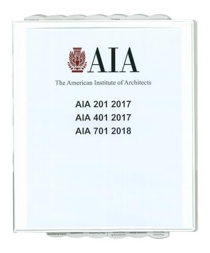 Highlighted and Tabbed – AIA Documents A201 A401 A701 – 2017/18 General…