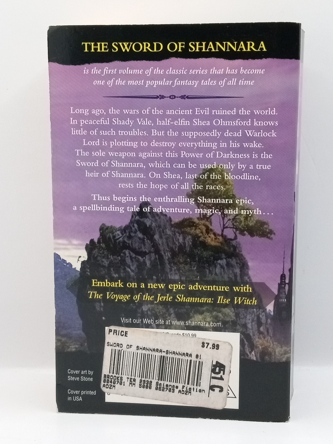 11-Book Fantasy Lot by Terry Brooks, Piers Anthony & Steven Brust Shannara