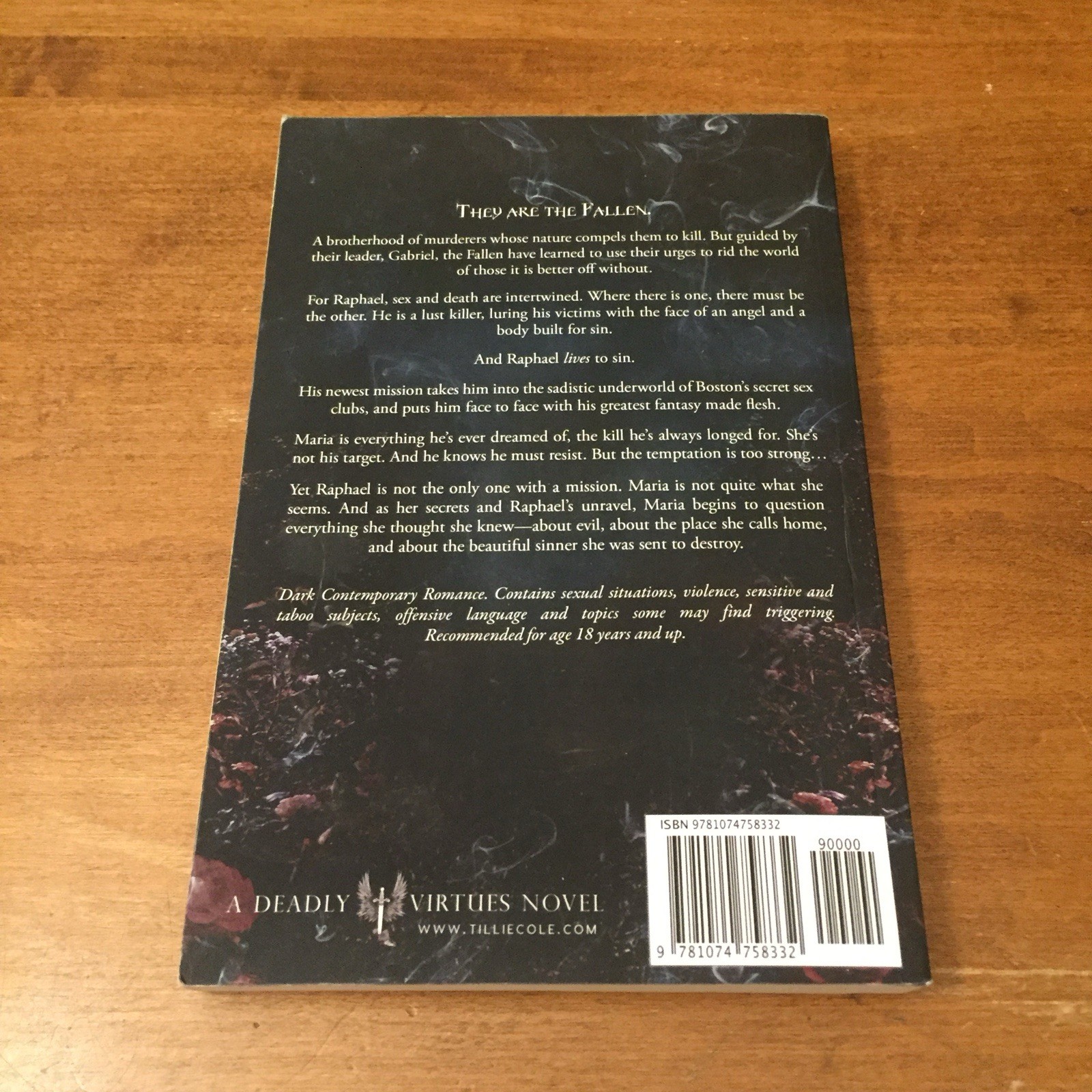 Raphael: A Deadly Virtues Novel by Tillie Cole 2019 Amazon TPB Good+ RARE OOP