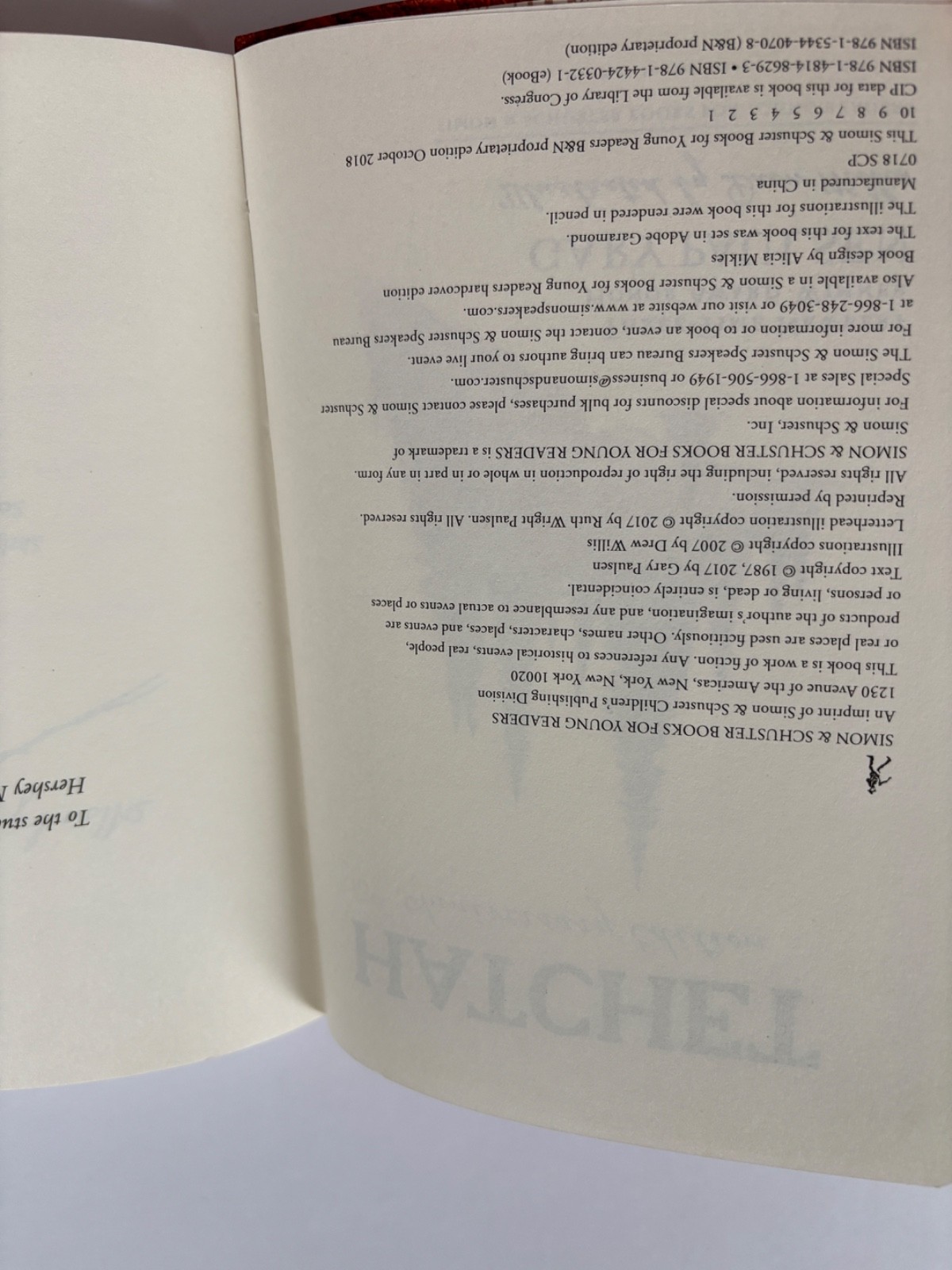 Gary Paulsen Signed Hatchet 30th Anniversary 1st Edition Author New Book
