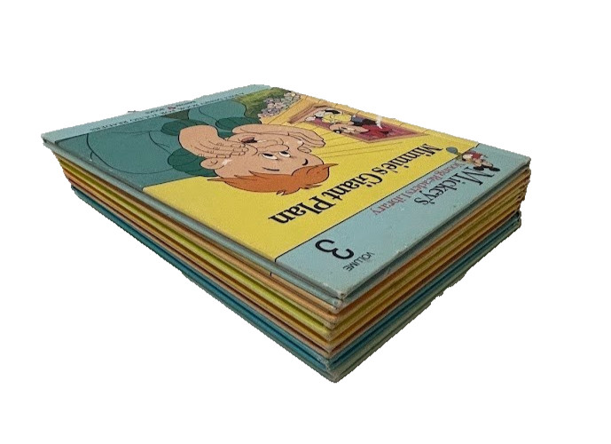 Vintage 1983 Walt Disney Fun To Learn Library Books Lot 1-14 Set
