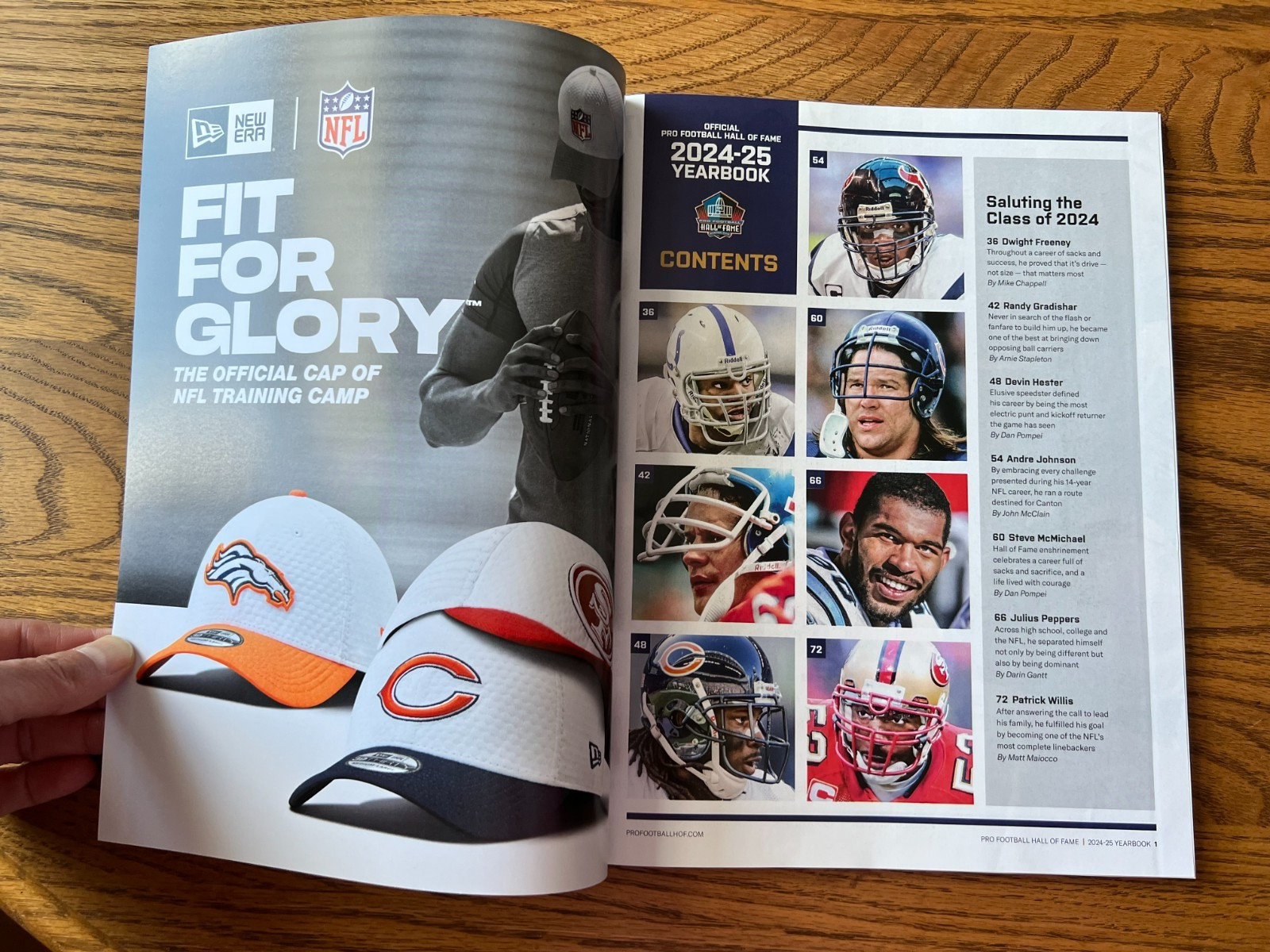 NEW Pro Football Hall of Fame 2024-25 Official Paperback Book 128 Pages