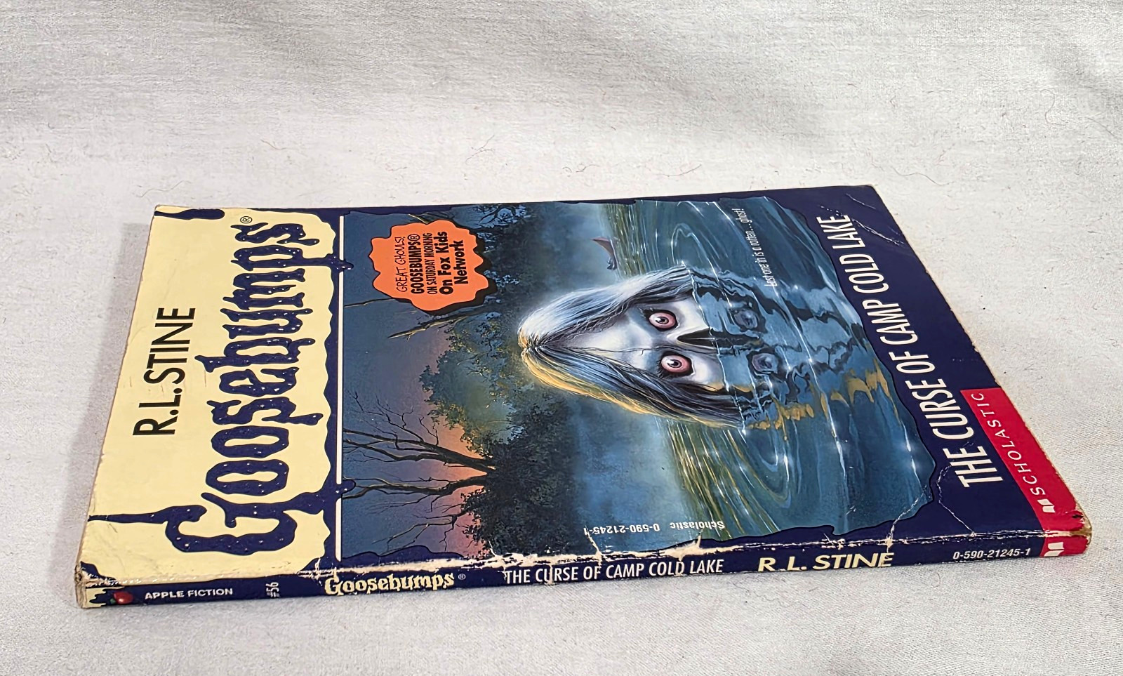 Vintage Goosebumps R L Stine Curse of Camp Cold Lake Scholastic 1st Print 1997