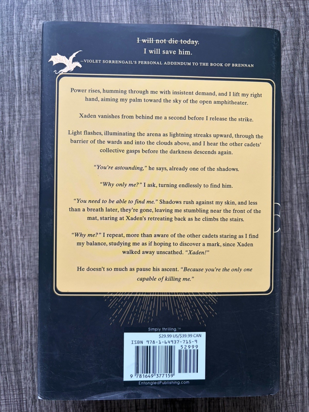 Onyx Storm (Standard Edition) by Rebecca Yarros (2025, Hardcover)