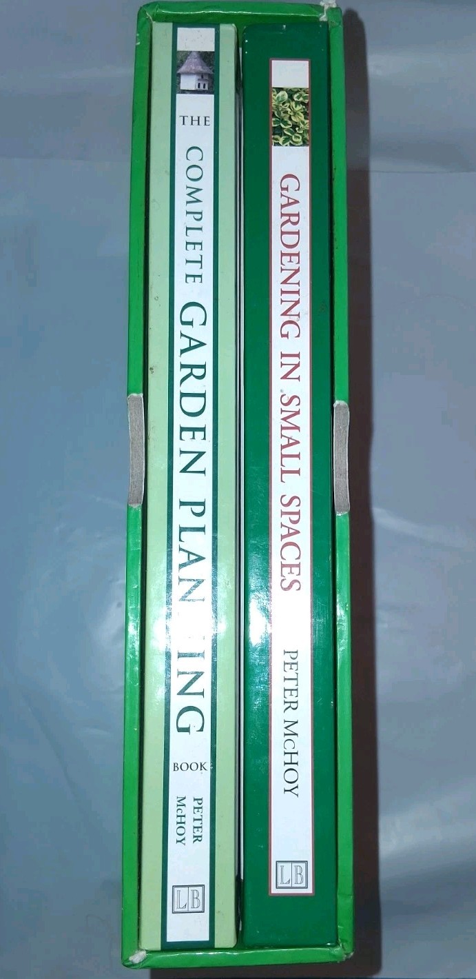Gardening In Small Spaces AND The Complete Garden Planning Book Peter McHoy Set