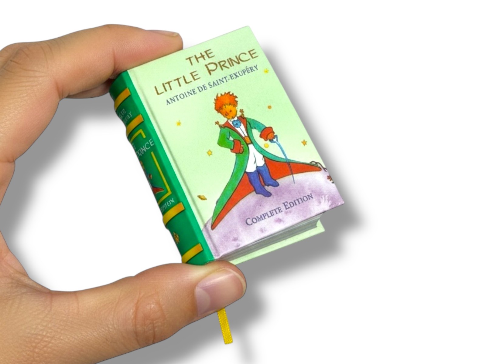 The Little Prince 2025 miniature book complete edition green hardbound 440 pages