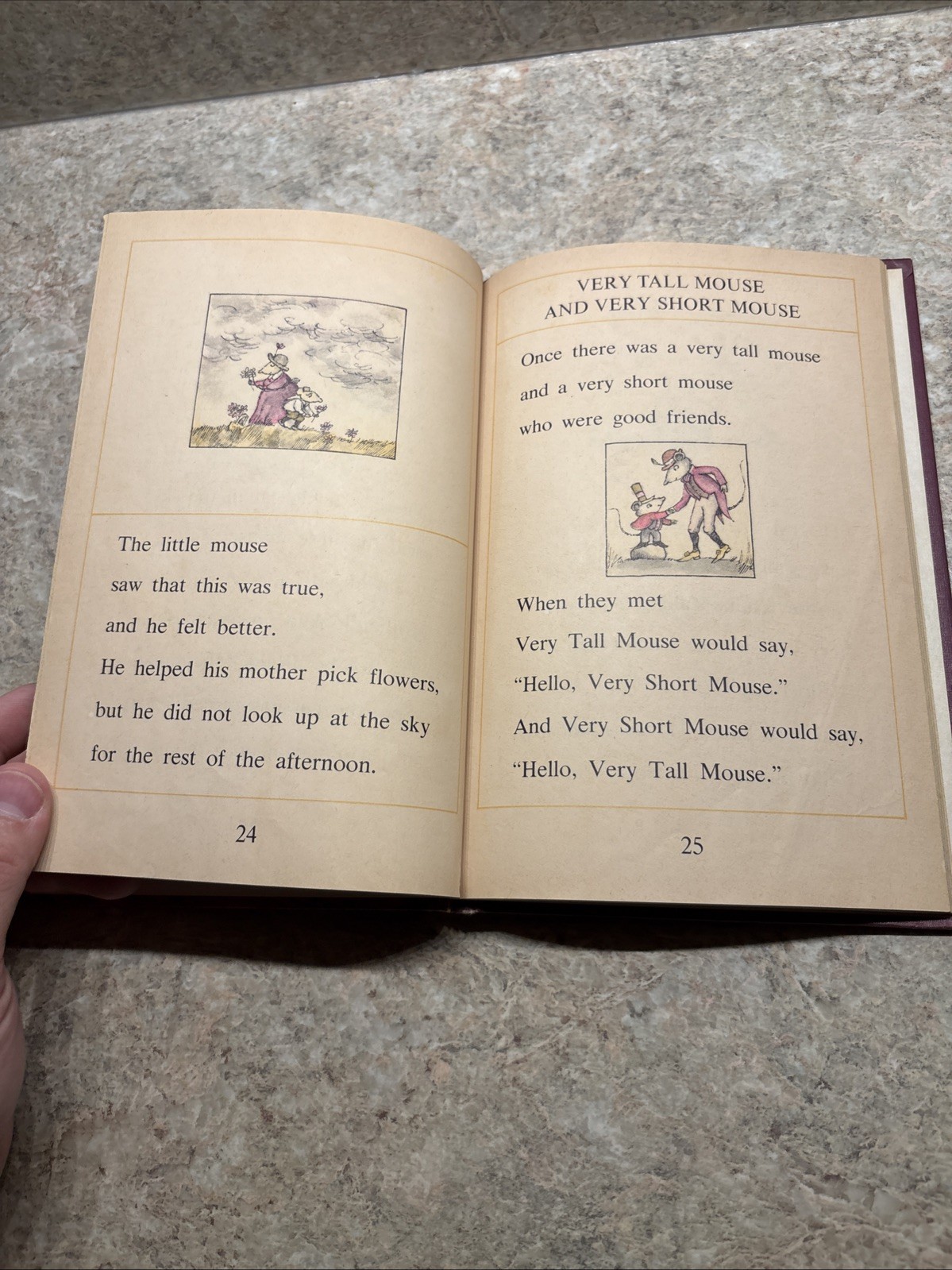 Mouse Tales Vintage Book 1972: A Weekly Reader I Can Read Book Arnold Lobel