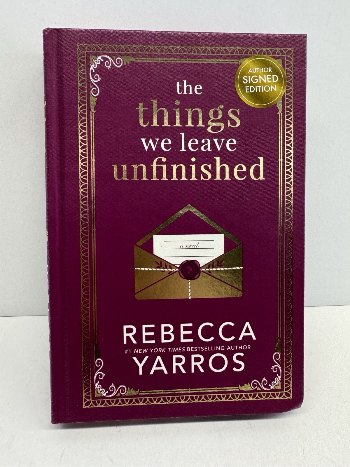 SIGNED The Things We Leave Unfinished by Rebecca Yarros