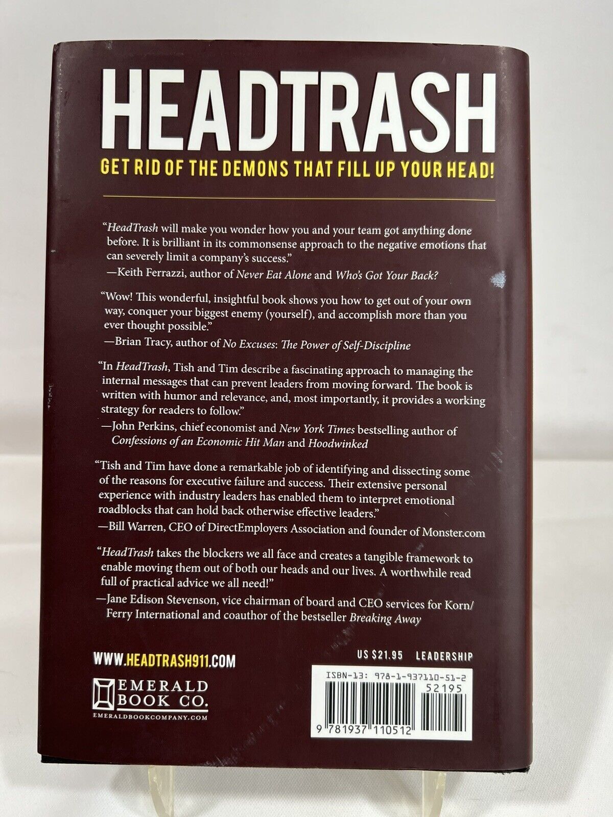 Headtrash Success Book Unbranded Self Help Personal Development Very Good Condit