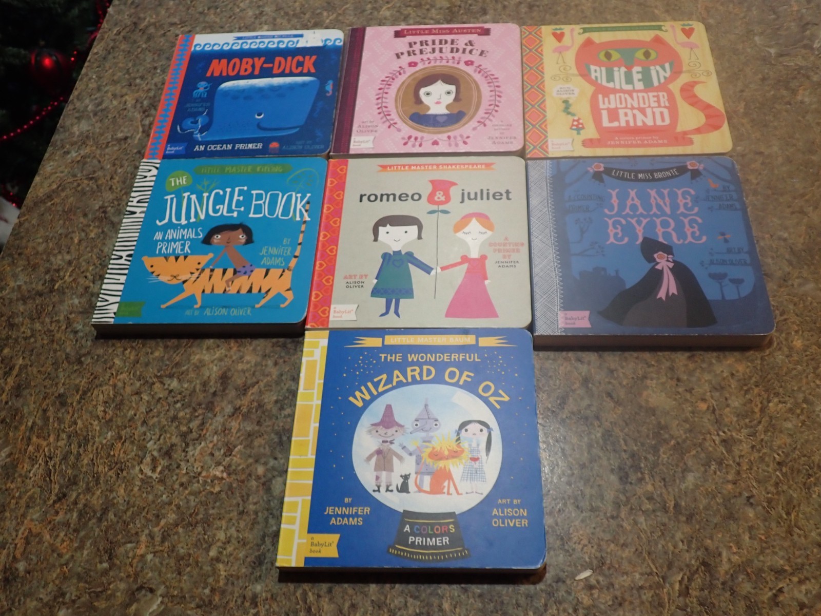 Lot of 7 A BabyLit Storybook Oz Pride Prejudice Moby Dick Jane Eyre Romeo Juliet