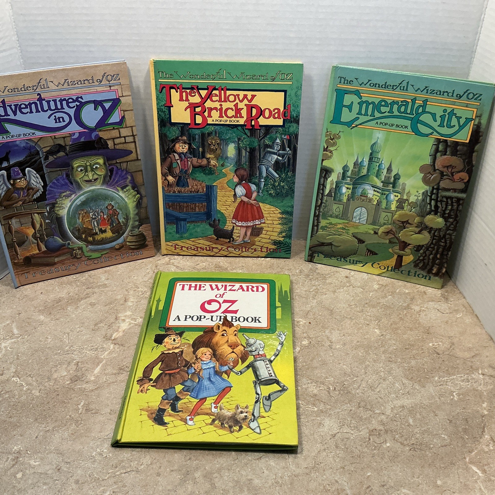 Lot Of 4 The Wizard Of Oz Pop-up Books Derrydale Books 1986 Or 1991