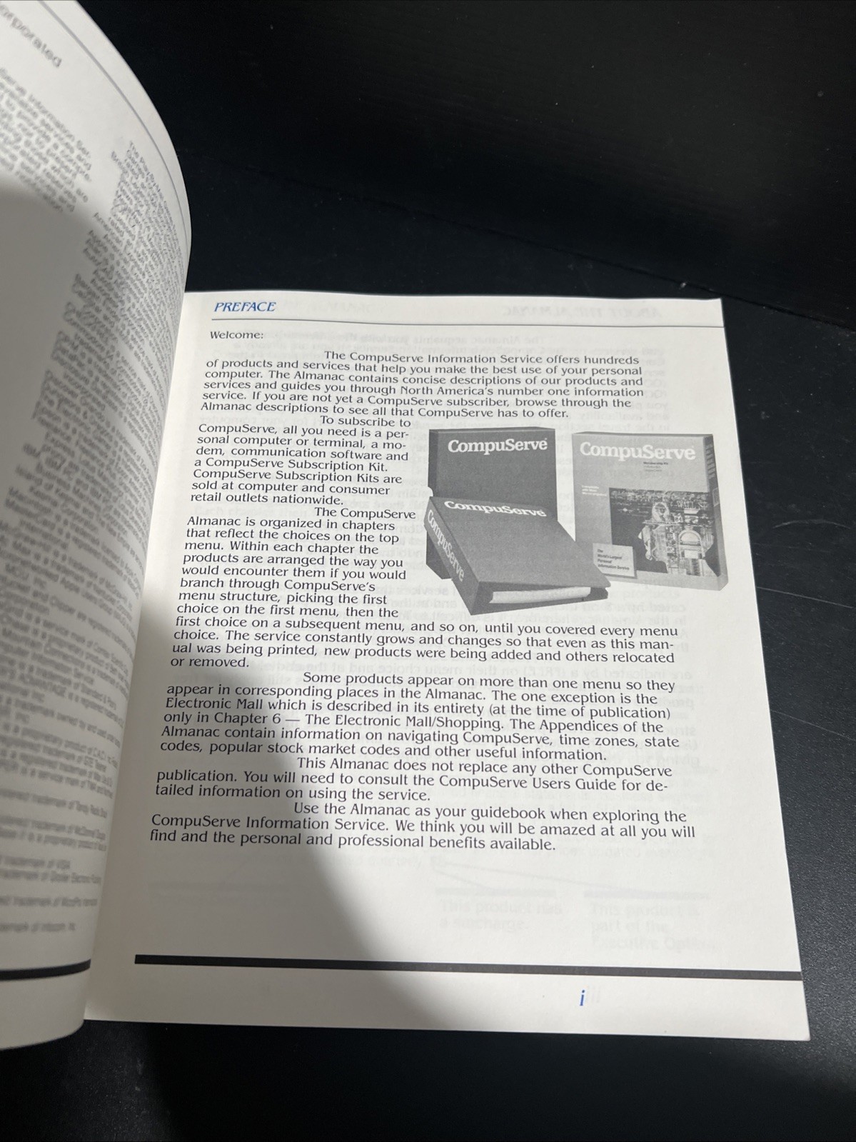 OOP CompuServe Almanac Trade PB 1989 Offline Reference Of Online Services