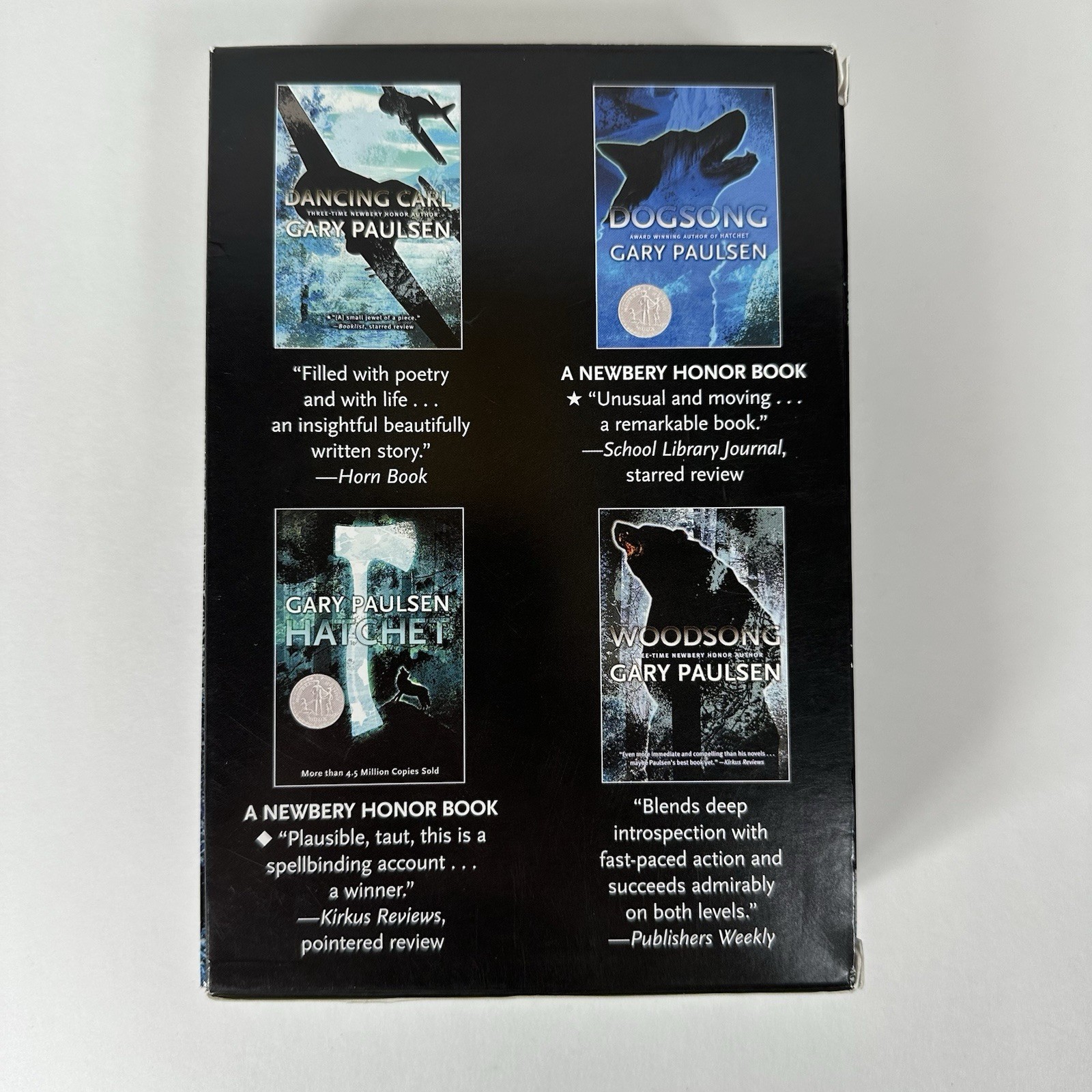 Lot of 7 Gary Paulsen Books, Hatchet, Brian’s Winter, DogSong, WoodSong, Good