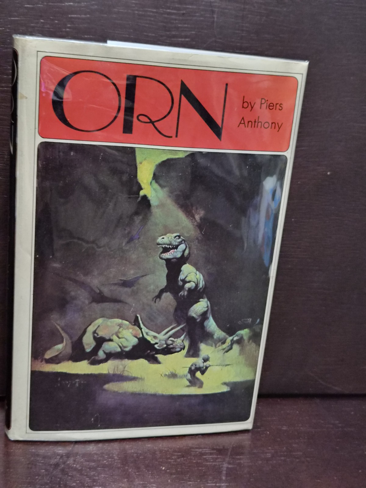 Piers Anthony ORN Of Man and Manta 1970 Doubleday BCE Frazetta HCDJ VG Mylar