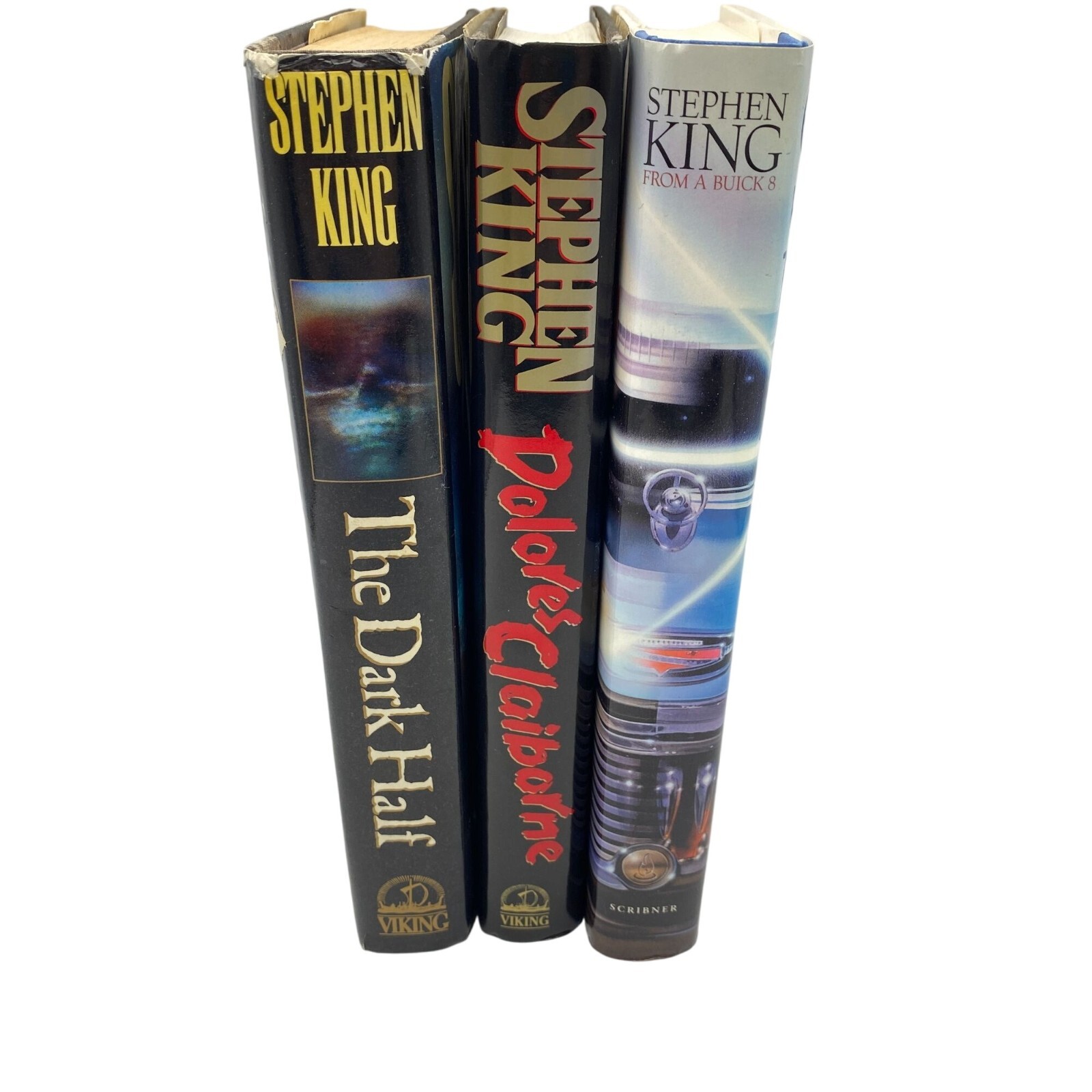 Stephen King Lot of three HB Books Buick 8 Dolores Claiborne Dark Half