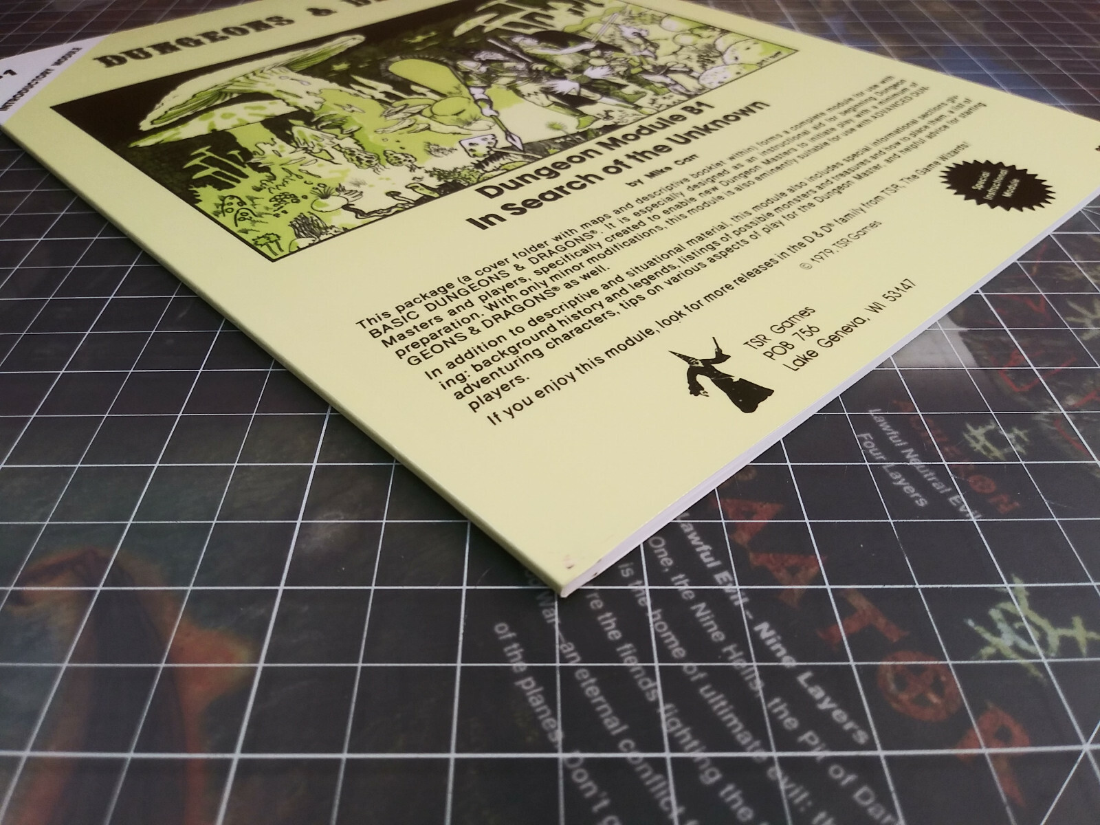 B1 In Search of the Unknown – Dungeons & Dragons – AD&D – D&D
