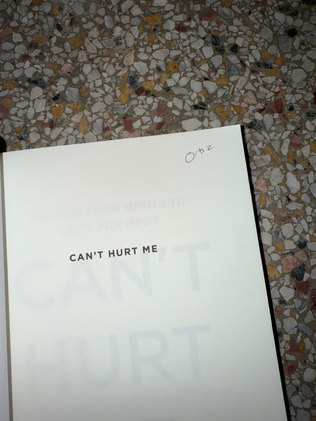 Can’t Hurt Me : Master Your Mind and Defy the Odds by David Goggins (2018,…