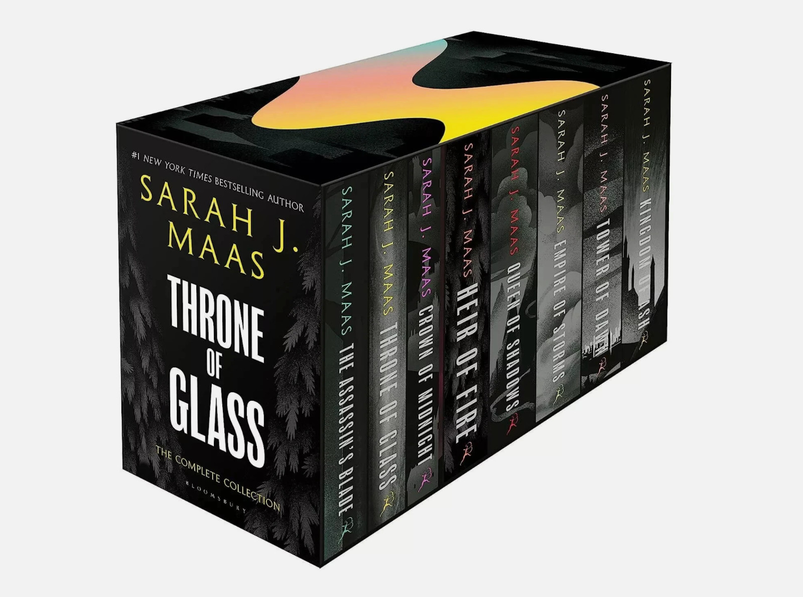 Throne of Glass 8 Books Box Set By Sarah J. Maas, Paperback,,