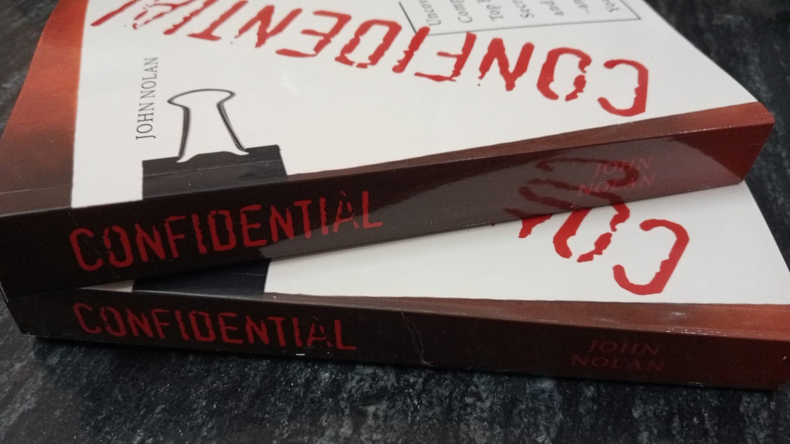 CONFIDENTIAL WRITTWN BY JOHN NOLAN ENGISH FREE SHIPPING