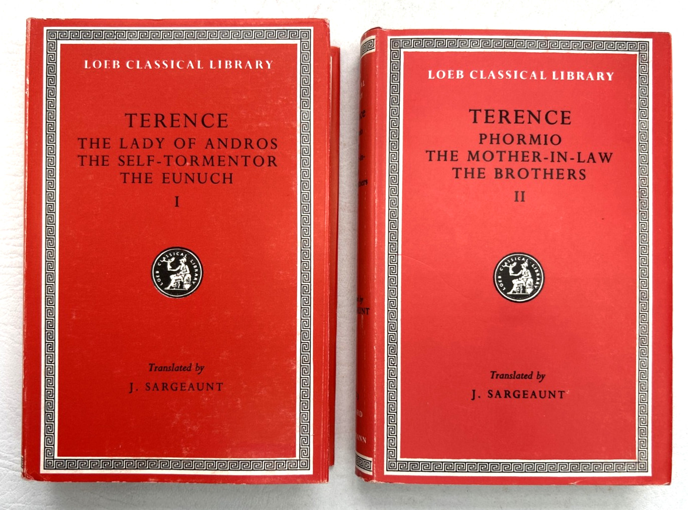 Loeb Classical Library TERENCE Complete Set of 2 Vols 1965 – HC/DJ VGC