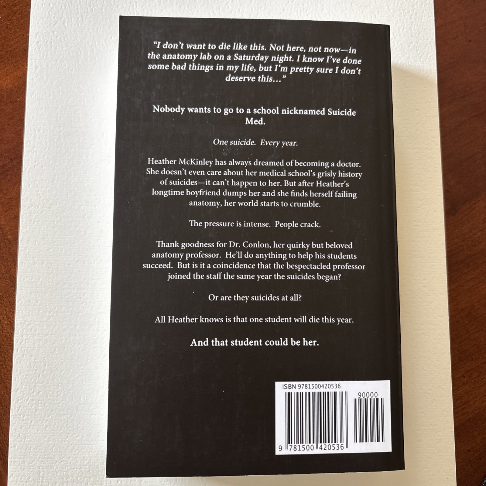 OUT OF PRINT RARE Suicide Med by Freida McFadden 2014 G2U