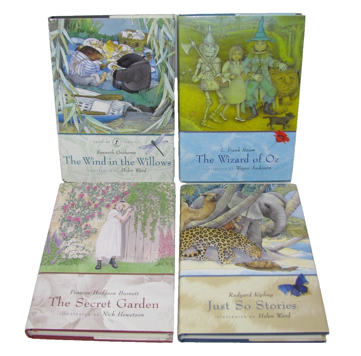 Lot 4 Templar Classics Wind in the Willows Wizard Of Oz Secret Garden Just So