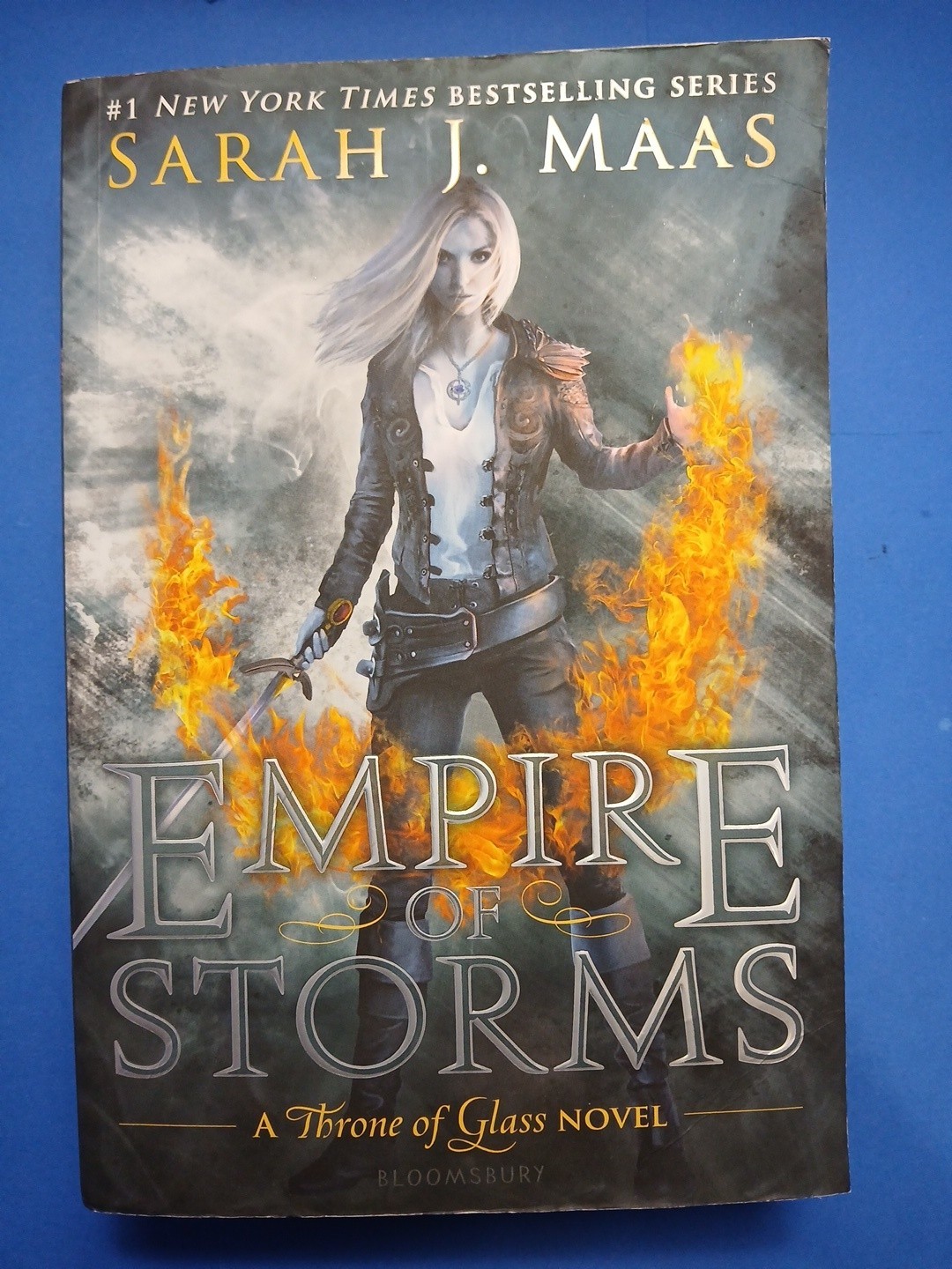 Throne of Glass Empire of Storms Sarah J. Maas Paperback OOP Original Cover